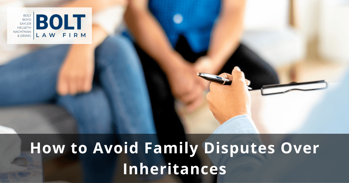 How To Avoid Family Disputes Over Inheritances